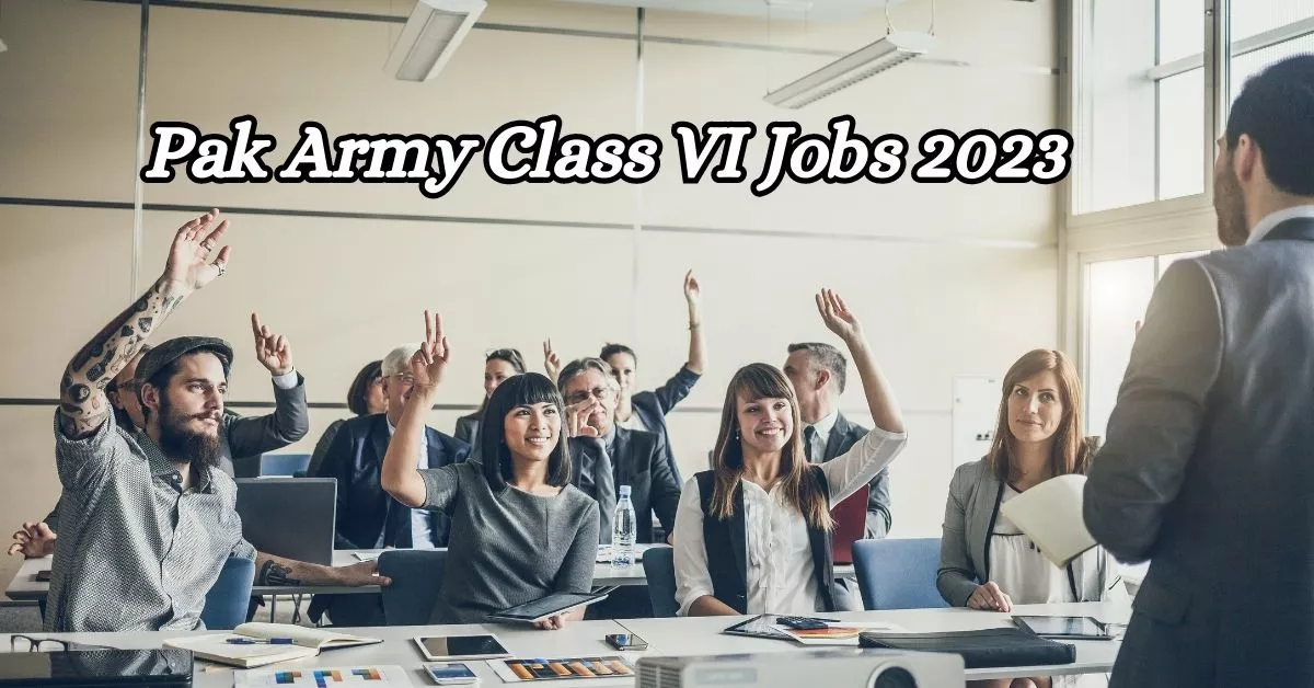 Pak Army Class VI Jobs 2023